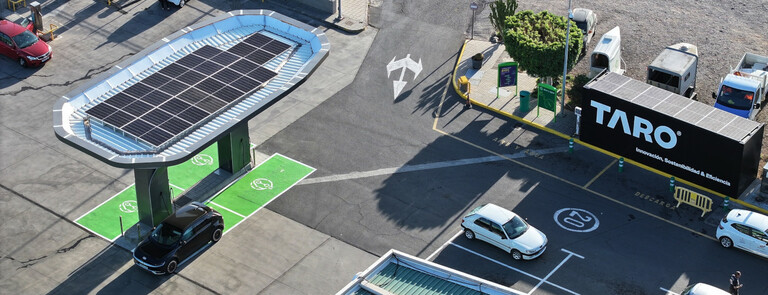 Instalación fotovoltaica aislada para carga de vehículos eléctricos - Gran Canaria, España